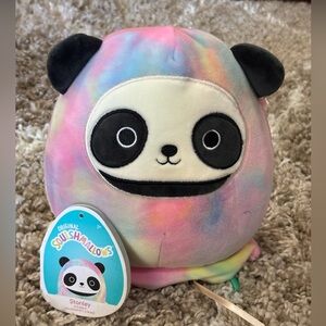 Squishmallows Tie-Dye Panda Plush